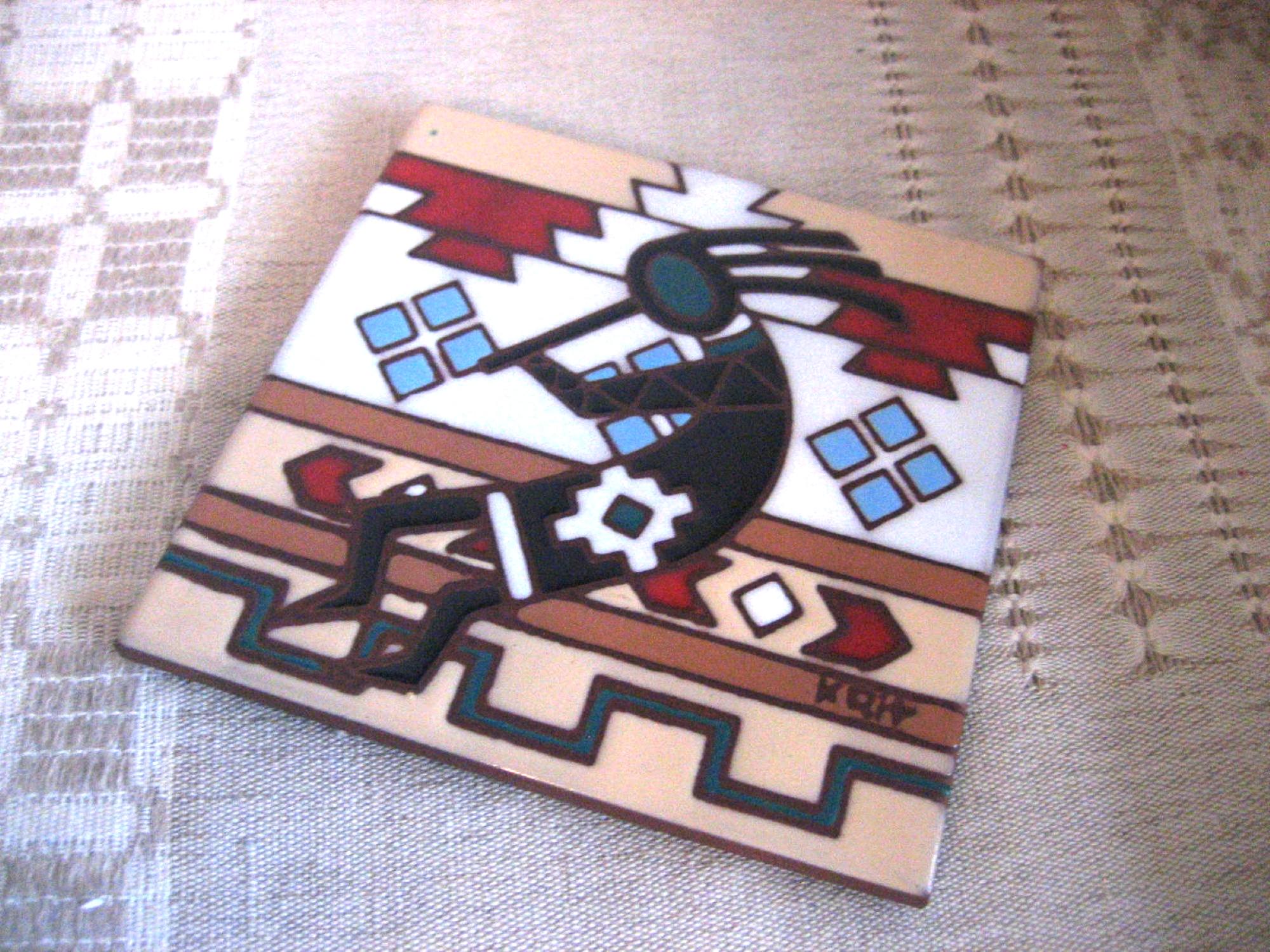 Kokopelli Tile - Etsy
