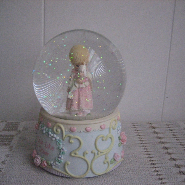 Precious Moments 'Wrapped Up In Holiday Cheer' Musical Snow Globe – Annual Snowman Series - View #3