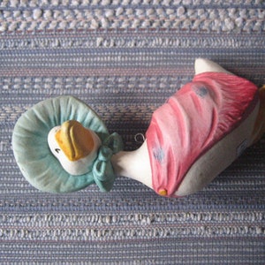 Vintage Beatrix Potter Jemima Puddle Duck Anri Italian Ornament