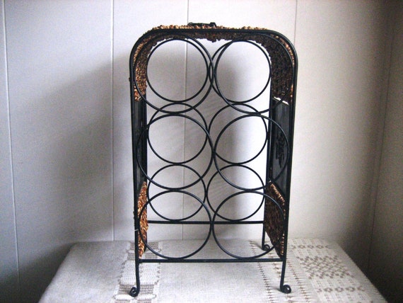 Metal tabletop wine rack hotsell