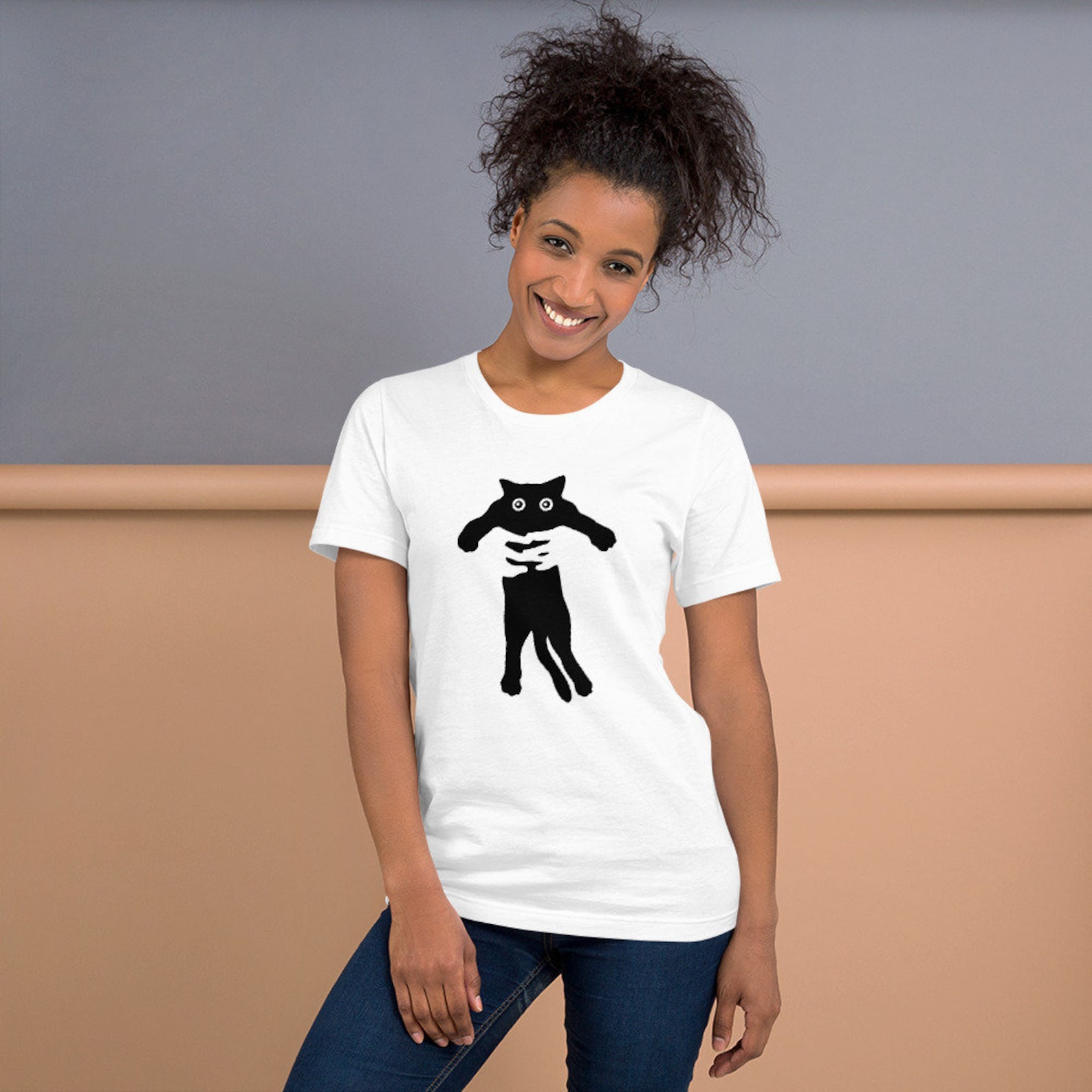 Kitty T-Shirt Cute Cat Shirt Kitten Tee Cat Lover Tee I | Etsy