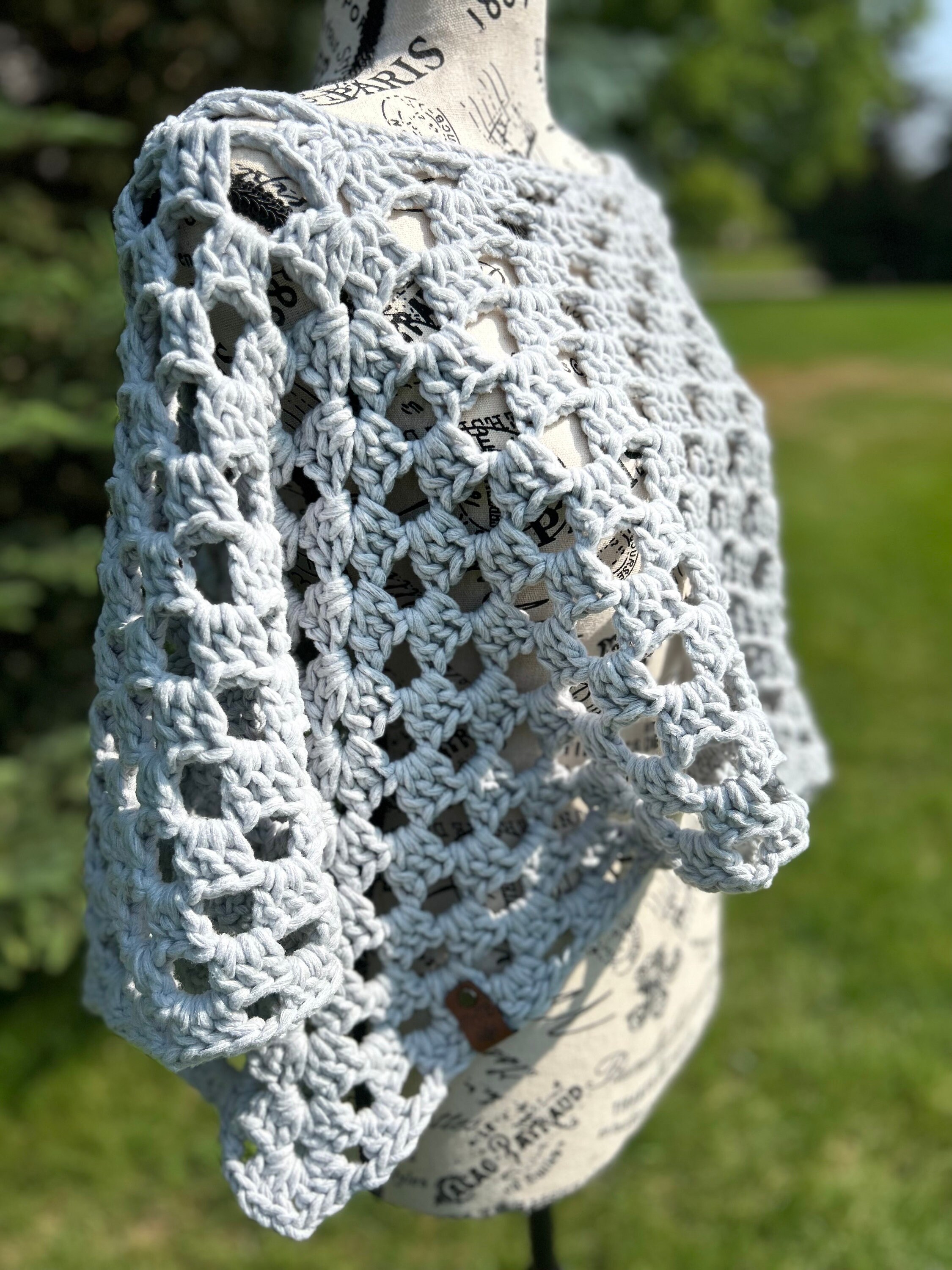 All Season Crocheted Poncho Etsy