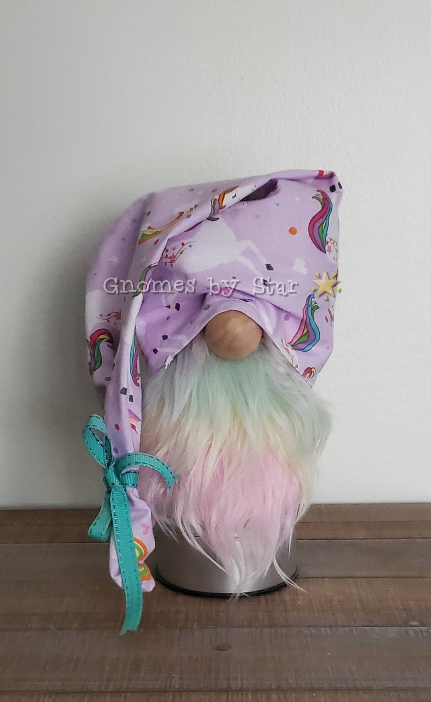 Unicorn Gnome Spring Gnome Summer Gnome Tiered Tray Gnome Etsy