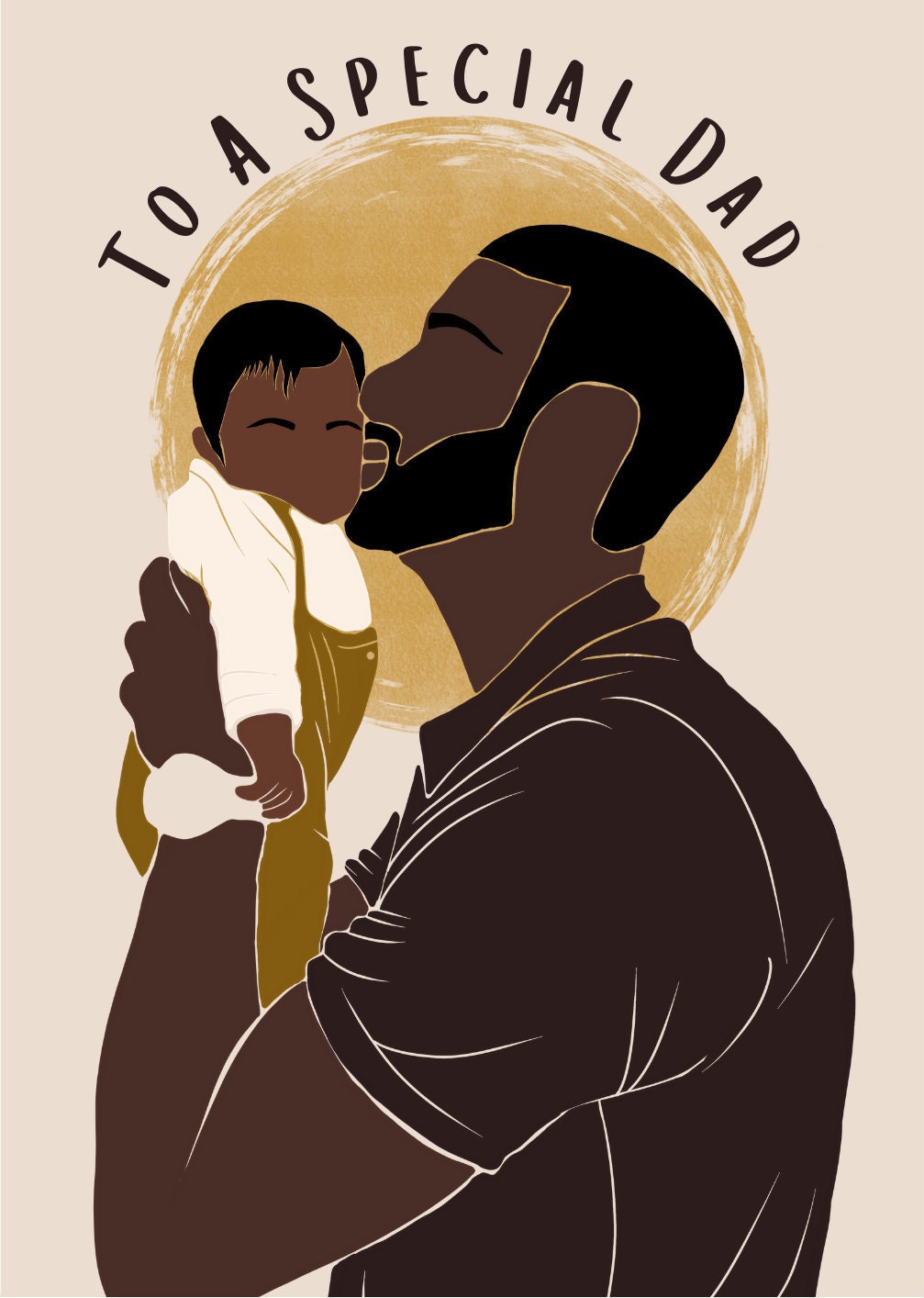 Black Fathers Day Card. Black Dad Greetings Card. Birthday - Etsy