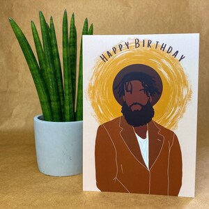 Black Man Happy Birthday Carte Black Dad Card Black Men Etsy