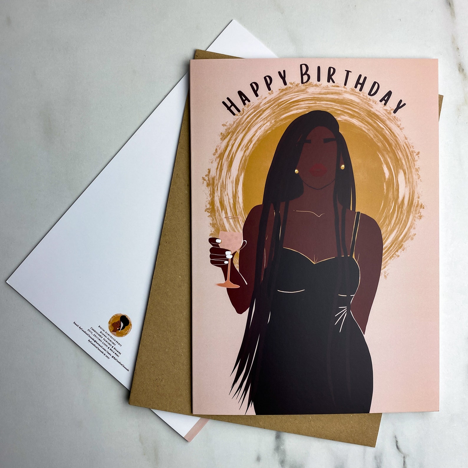 Black Birthday Card Black Woman Black Greeting Cards - Etsy