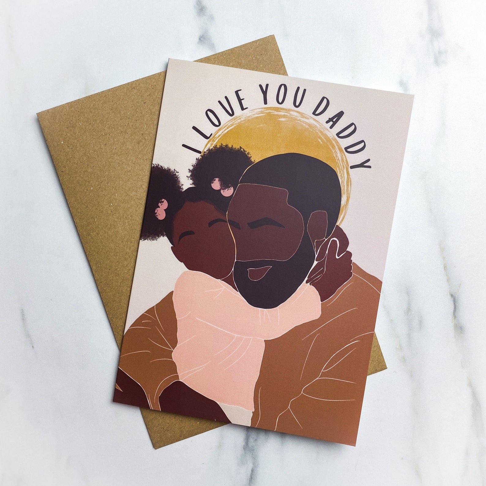 Black Fathers Day Card. Black Dad Greetings Card. Daddy’s - Etsy