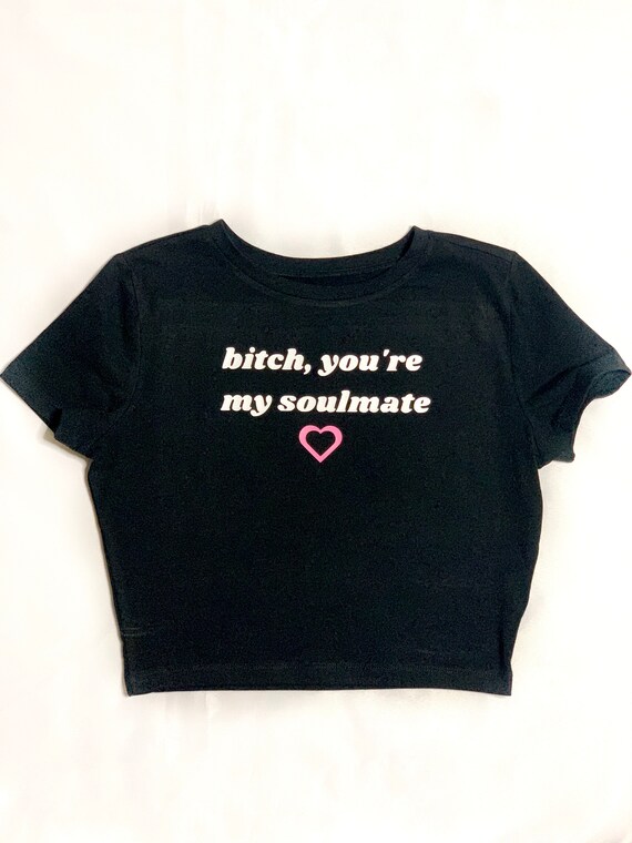 You're My Soulmate Crop Top, Euphoria Crop Top, Maddy Cassie, Trendy Crop Top, Tshirt, Sweatshirt