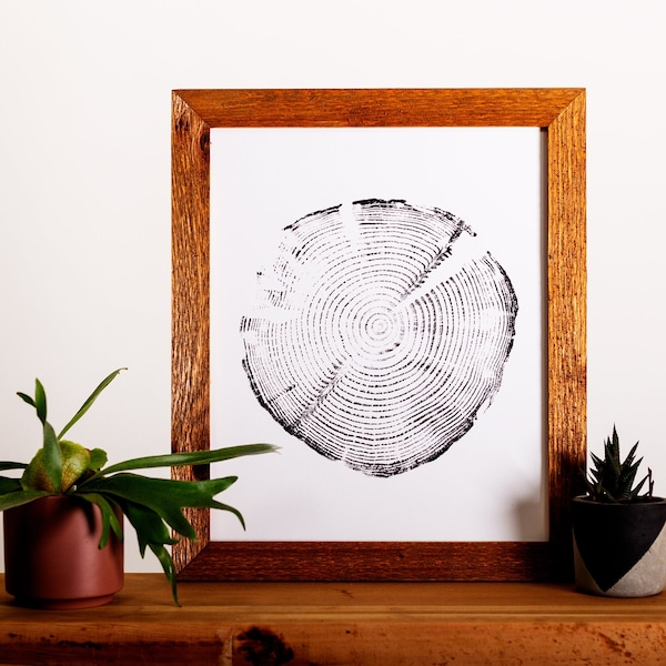 Tree Ring Art Etsy