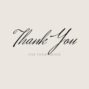 Printable en aanpasbare editable Luxe Thank You For Your Order kaart, Thank You For Your Order Card, Template Card, Thank You Card Template