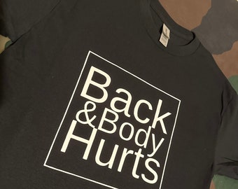 Rug & Lichaam Hurts Shirt