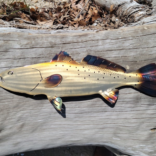 Speckled Trout Steel Wall Art- FREE SHIPPING (Spotted Seatrout)