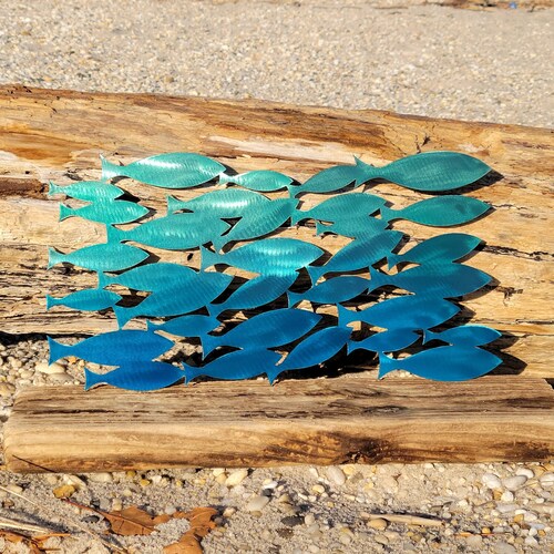 Metal Fish Wall Art Etsy