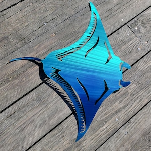 Manta Ray - Steel Wall Art (Free Shipping)