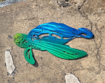 Sea Turtle - Steel Wall Art (Free Shipping)