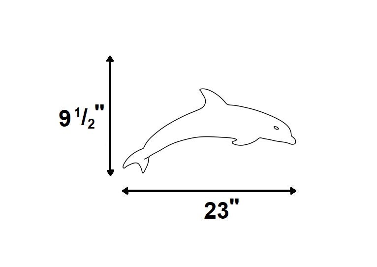 Dolphin Pod Metal Wall Art FREE SHIPPING Etsy