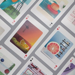 Fruits & Ladders Playing Cards