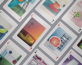 Fruits & Ladders Playing Cards
