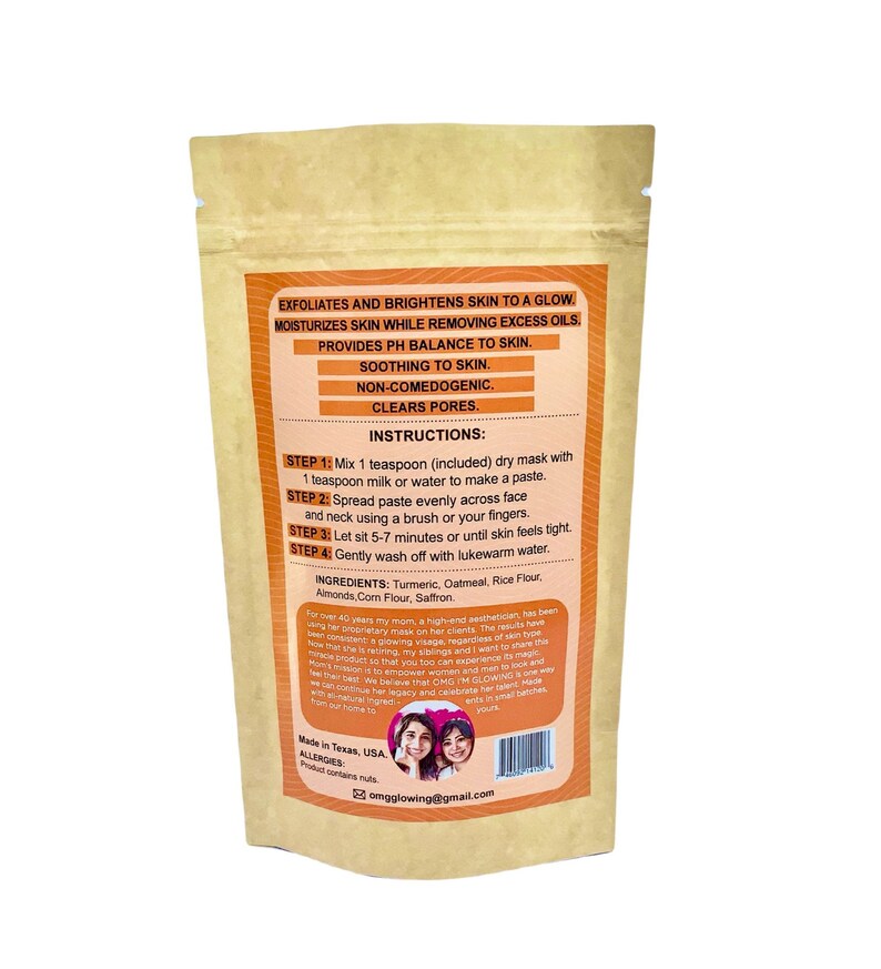 DIY Turmeric Facial Powder All Natural Skincare Cleanse Brighten