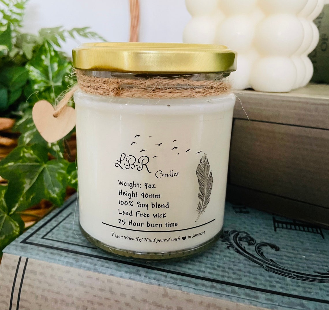 Personalised Family Name scented candles eco friendly Etsy