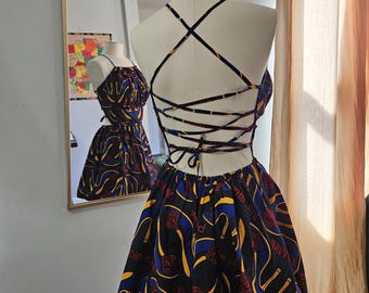 Corset Back Pump Dress