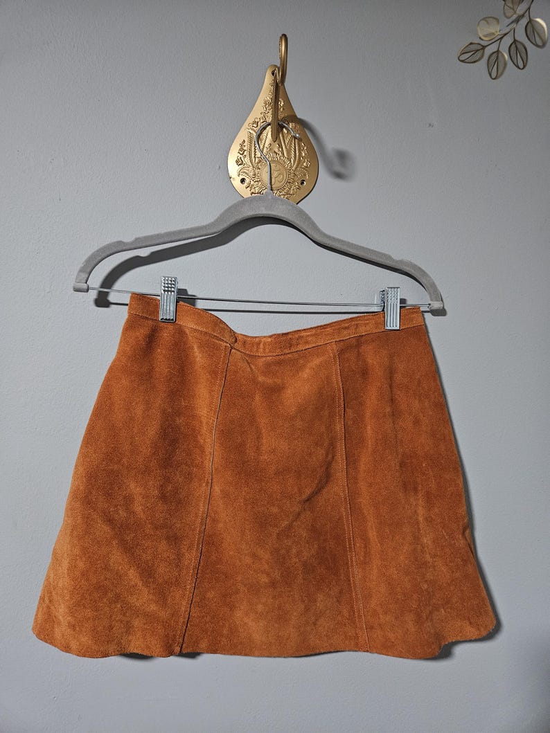 Geometric Suede Skirt (Free People 4) image 2