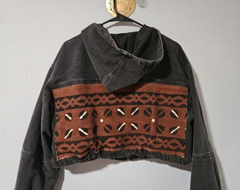 Mudcloth Denim Jacket