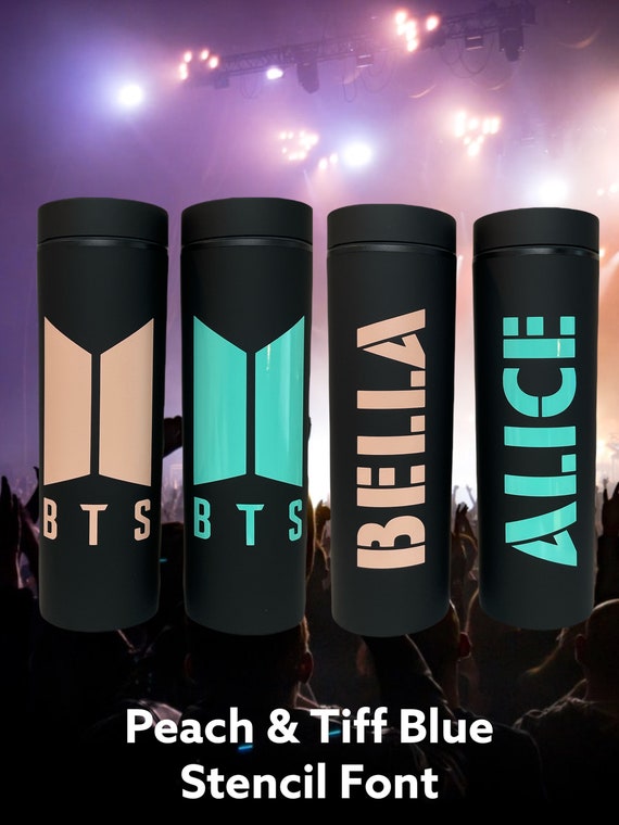 BTS Stainless Steel Leak Proof 18 oz. Thermos Water Bottle - All Members 