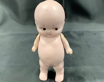 Vintage - Porcelain doll Kwepie - 13 cm - collector&#39;s doll
