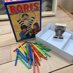 Vintage Spiel - BORIS - das spannende Spiel von Jumbo - wer ist als Erster alle seine Stöcke los - für Jungs und Mädchen