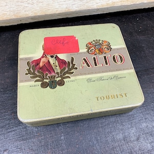 Scatola di latta vintage - Alto Cigars - Alto Tourist - Tobacciana