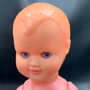 Vintage doll 19 cm (7.569 inch) with sleep eyes - made in Italy - in excellent condition