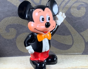 希少なヴィンテージ ミッキーマウス貯金箱 – ウォルト・ディズニー