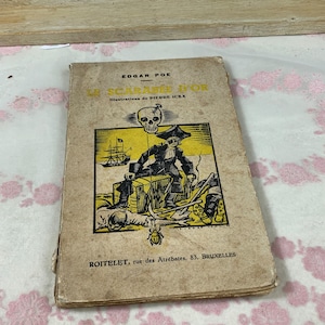 Der goldene Skarabäus - Edgar Poe - Illustration von Pierre Ickx - Gerollt von Editions Durendal - 1936