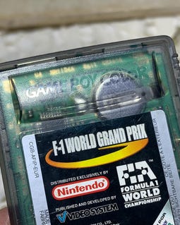 F-1 World Grand Prix – Nintendo Game Boy Color – CGB-AFIP-EUR