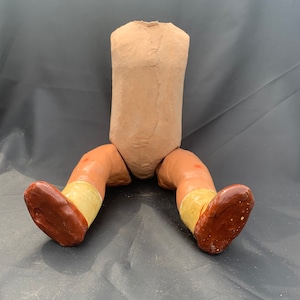 Torso and legs of antique doll