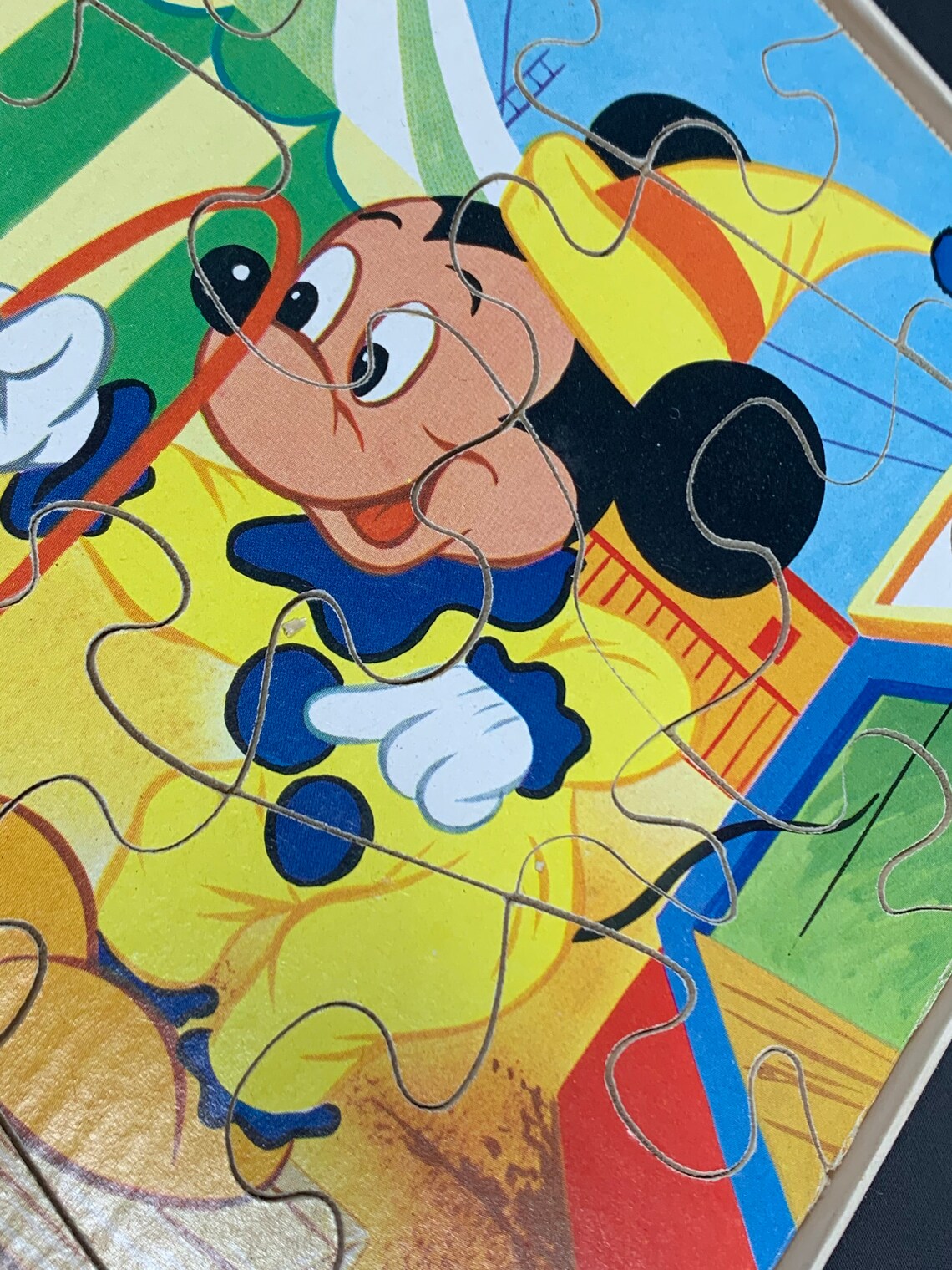 Vintage wooden puzzle Walt Disney puzzle of 30 pieces Etsy