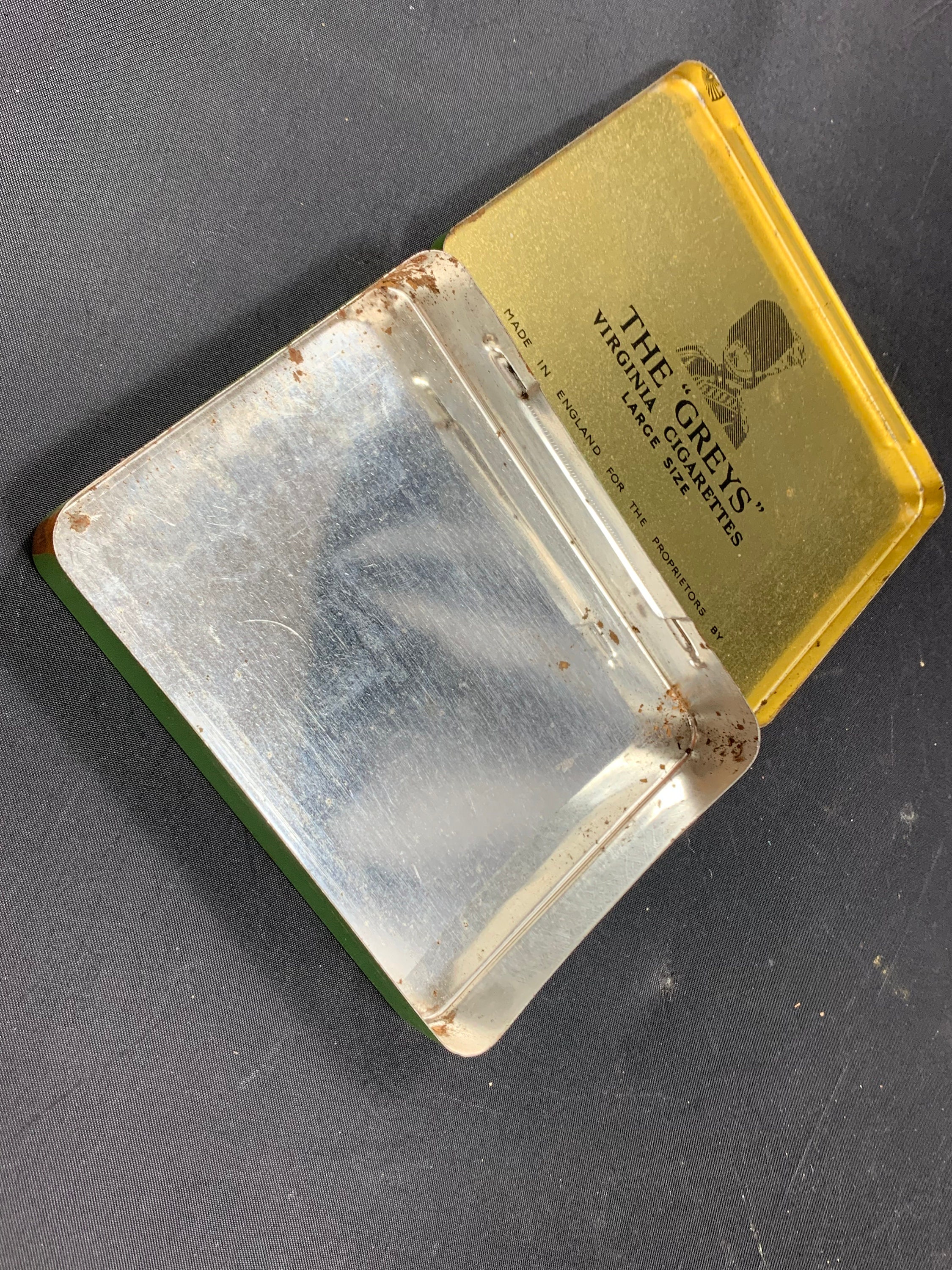 the greys cigarettes Vintage Tin the 
