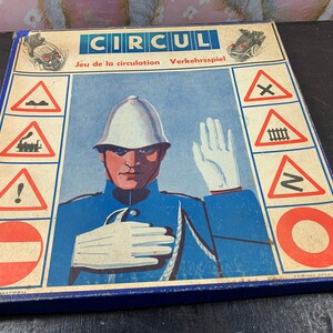 Vintage - educatief - verkeersspel - een spel voor groot en klein