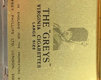 the greys cigarettes Vintage Tin the 