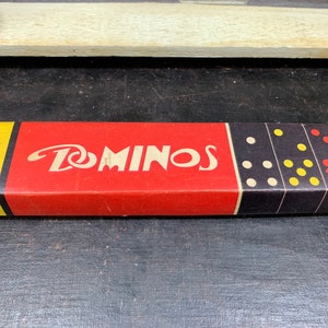 Vintage - Domino - Made in Japan - beautifully printed domino stones