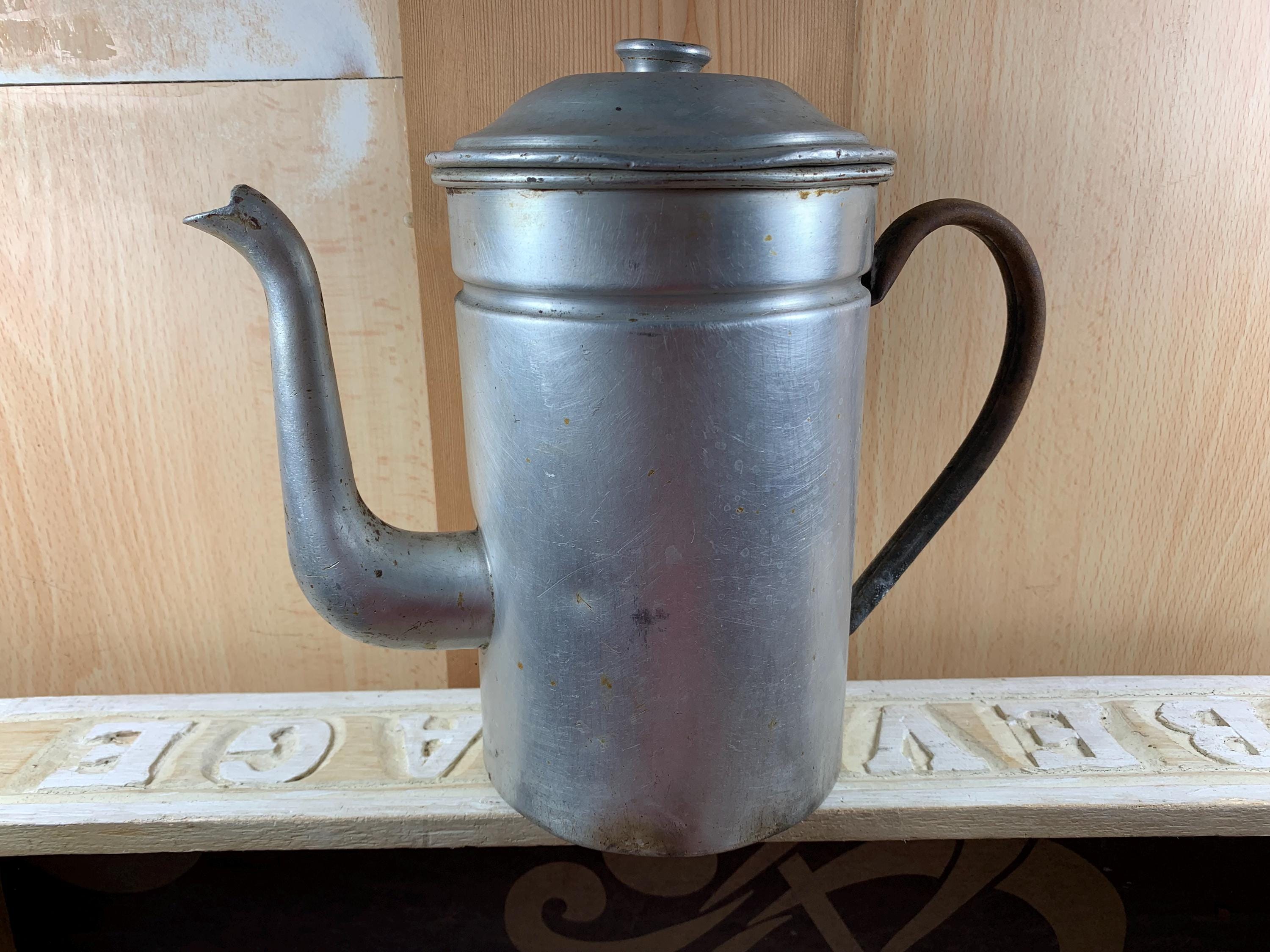 Antique aluminum pot - Etsy 日本