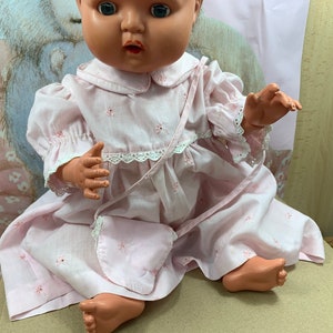 Vintage baby dress - 80s - doll dress - baby dress - dress for girl doll