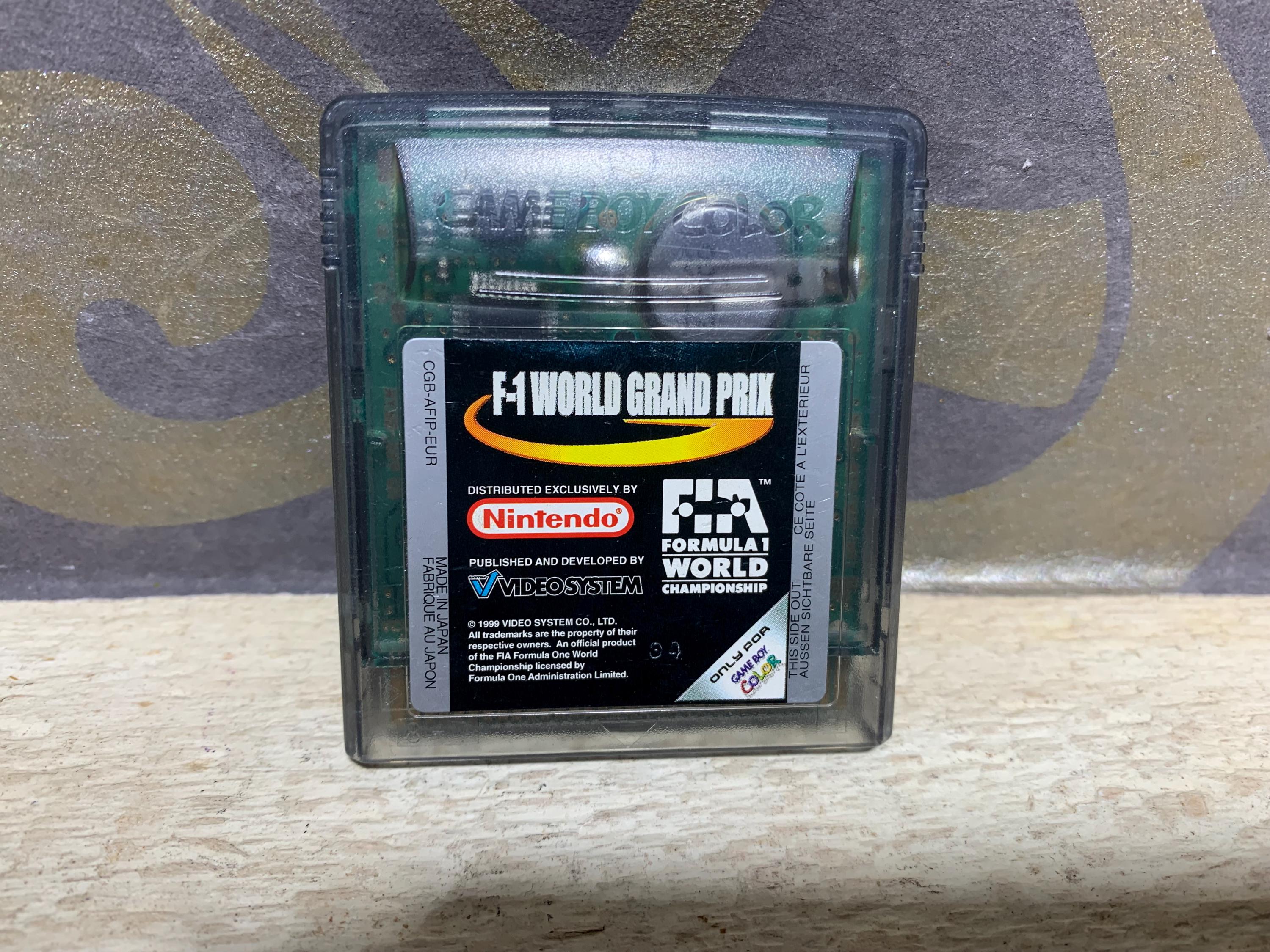 F-1 World Grand Prix – Nintendo Game Boy Color – CGB-AFIP-EUR