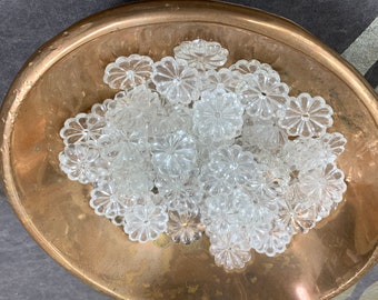 Rosettes 1.5cm for crystal chandelier 30 pieces - 1.5cm - chandelier parts - replacement supplies chandelier - rosette for chandelier