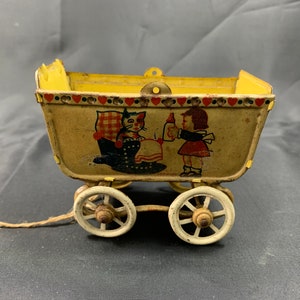 Chariot rouge pour enfants krane express jouets vintage en métal -   Canada