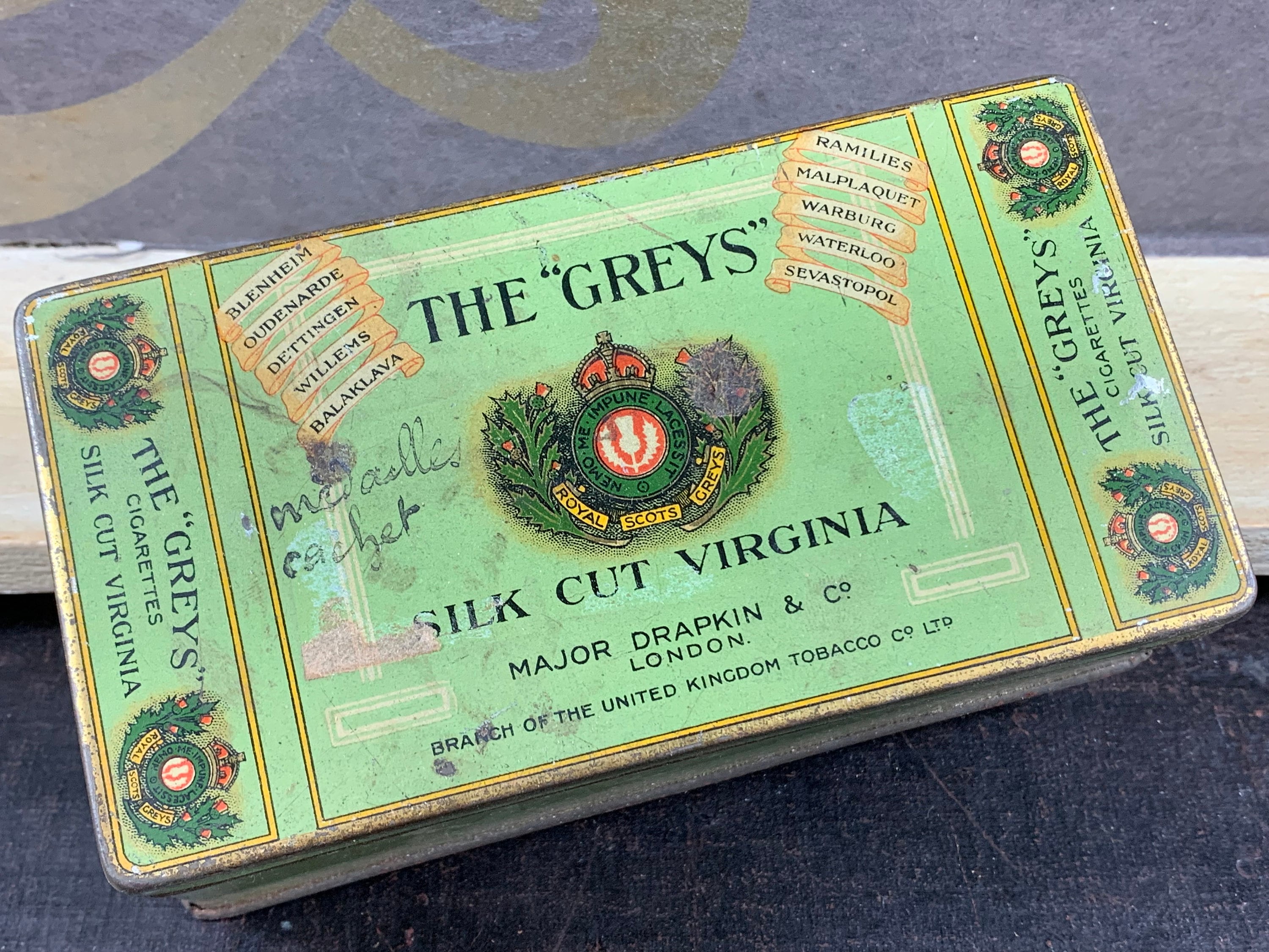 Vintage Tin Box - the 
