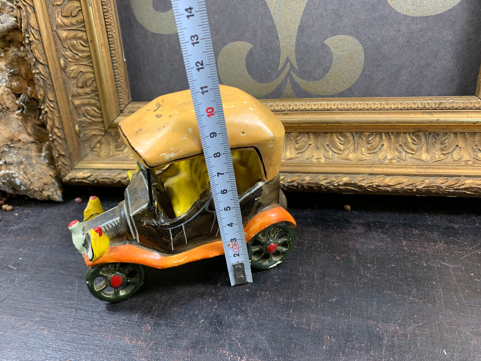 Vintage porcelain car porcelain figurine Etsy