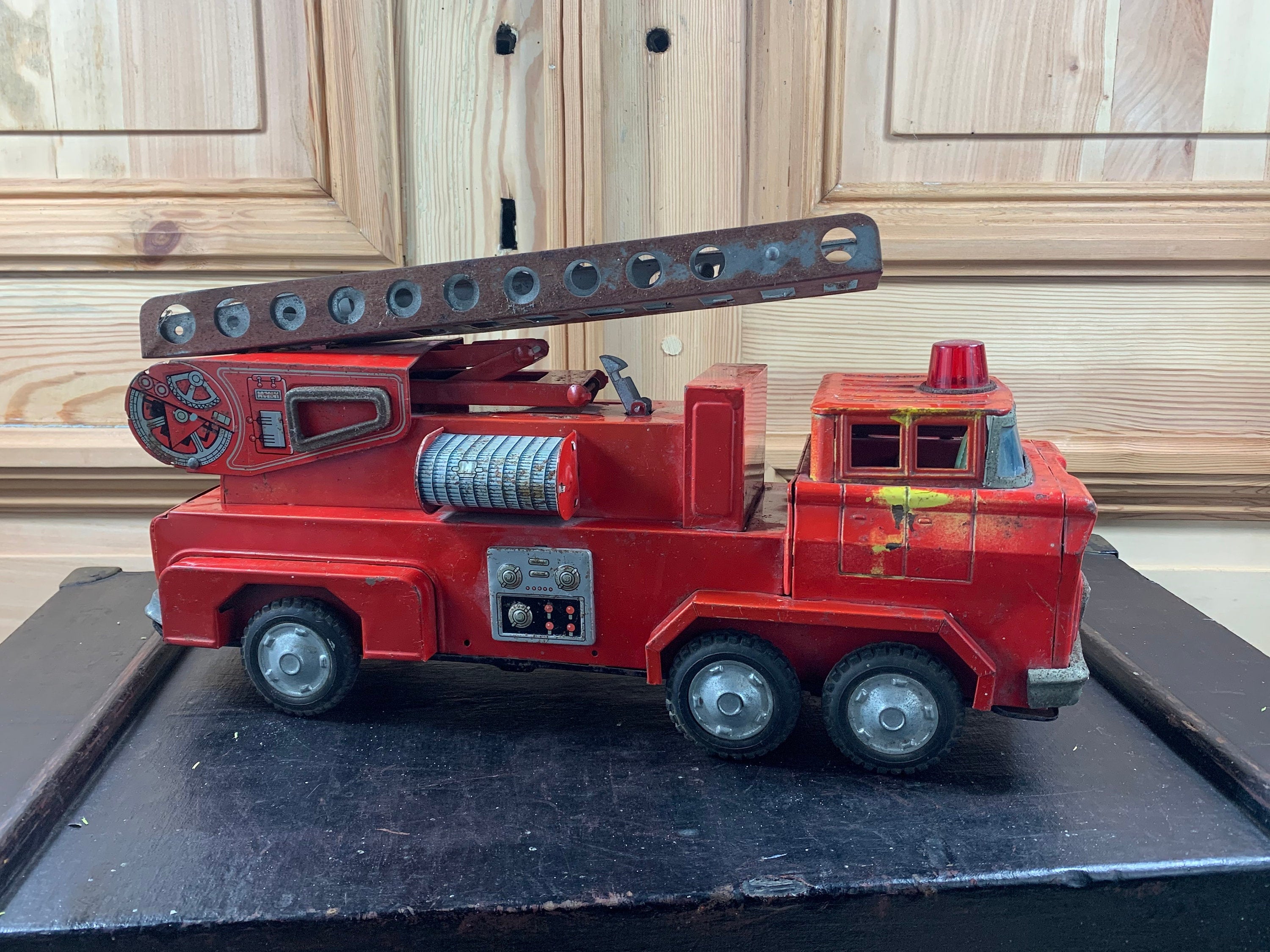 Old toy fire trucks - Etsy 日本