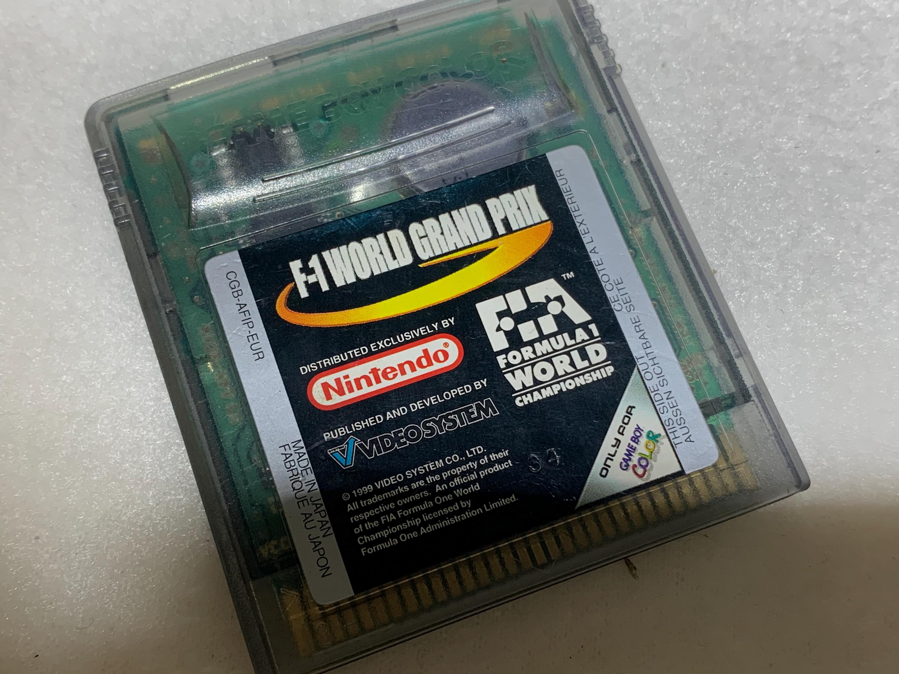 F-1 World Grand Prix – Nintendo Game Boy Color – CGB-AFIP-EUR